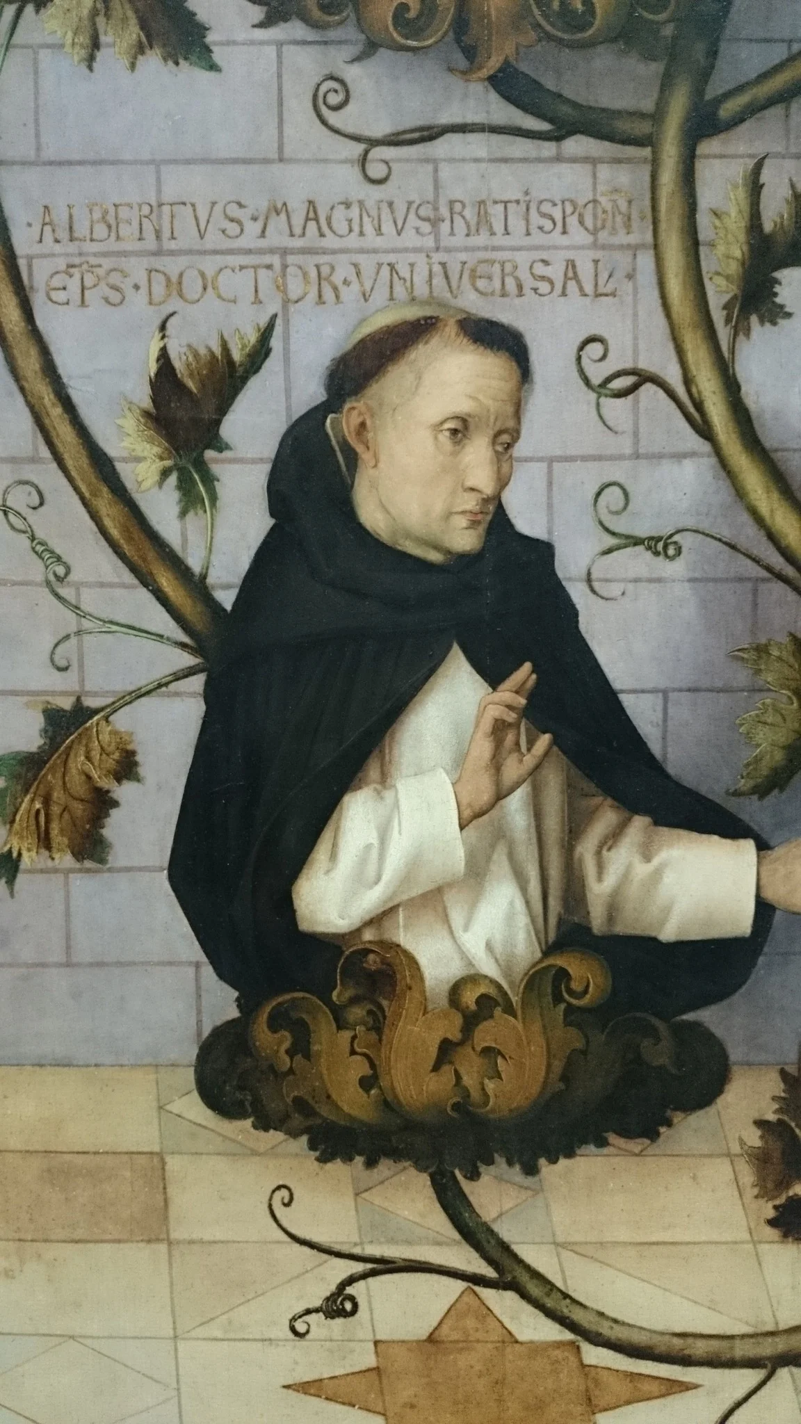 Frankfurt Dominican Altarpiece: Lineage of the Dominican Order (lower part), by Hans Holbein the Elder, mixed, 1501