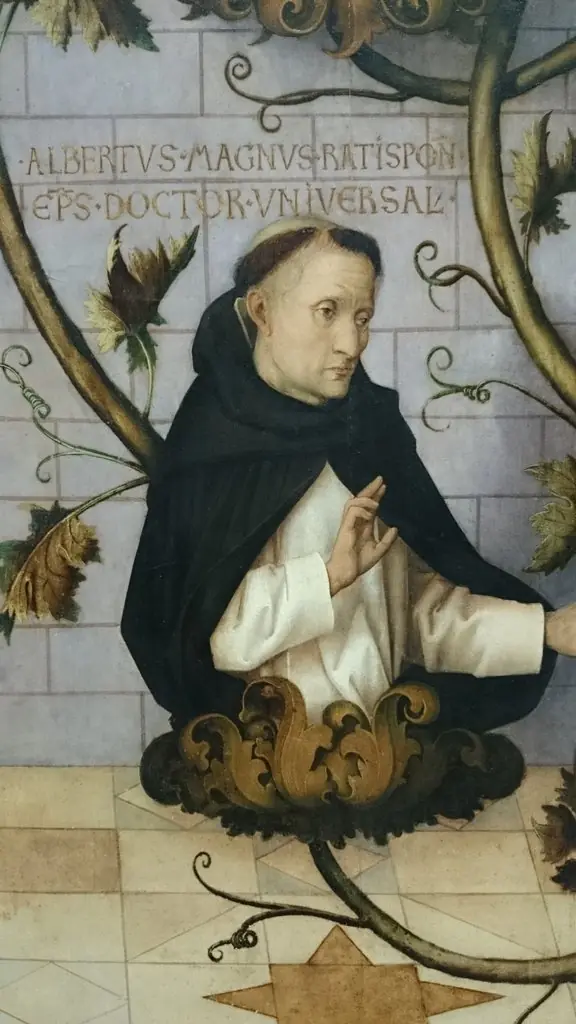 Frankfurt Dominican Altarpiece: Lineage of the Dominican Order (lower part)