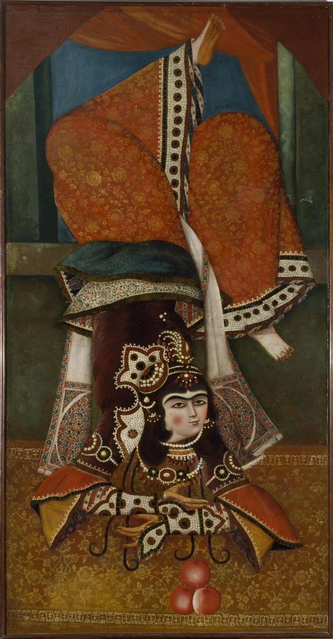 Female Tumbler, by Unknown, oil, 1800