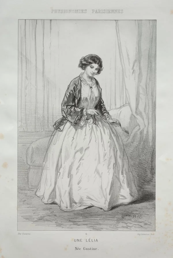 Une Lélia, by Paul Gavarni, 1857