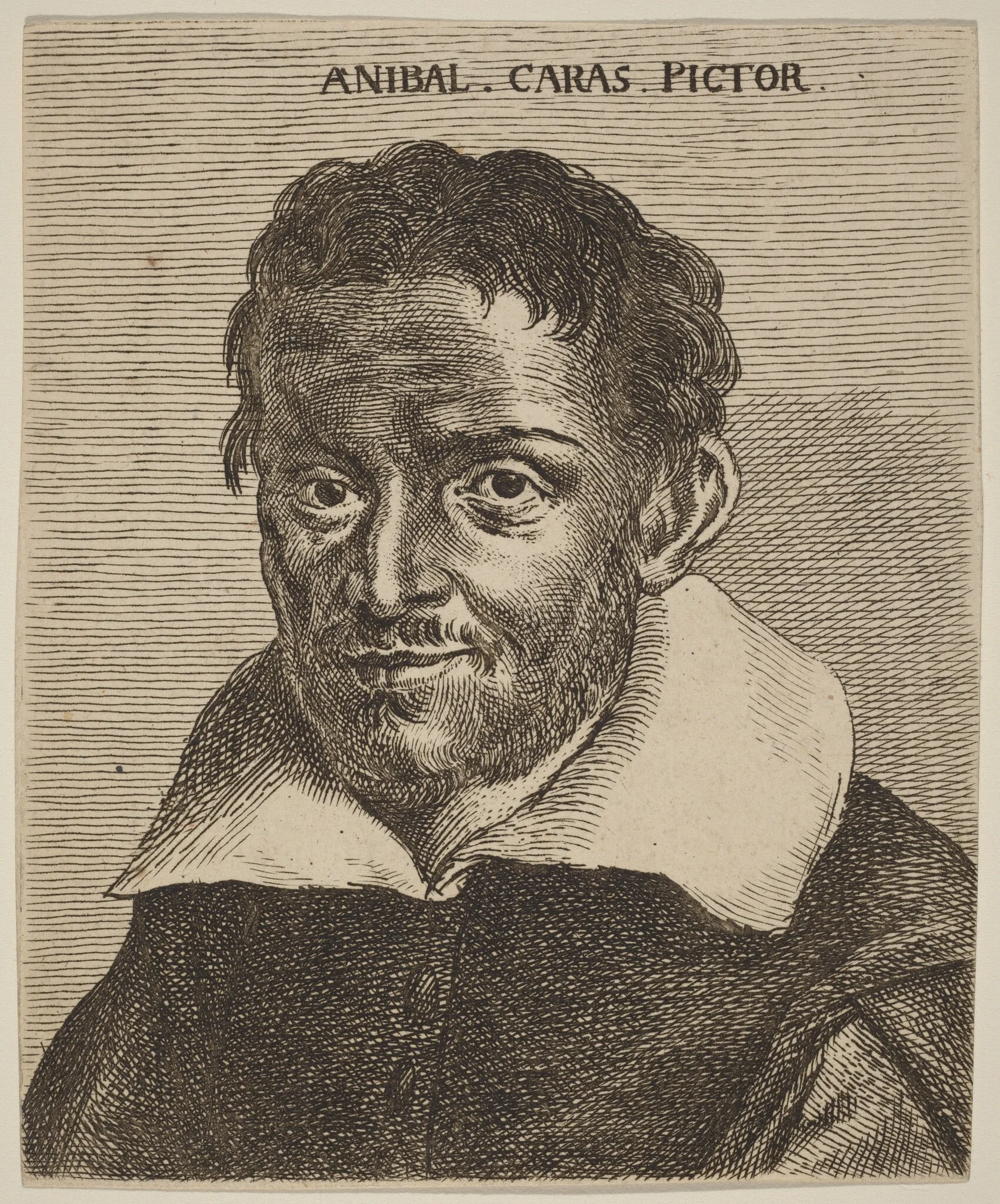 Annibale Carracci, by Italian 18th Century, ink, 1750