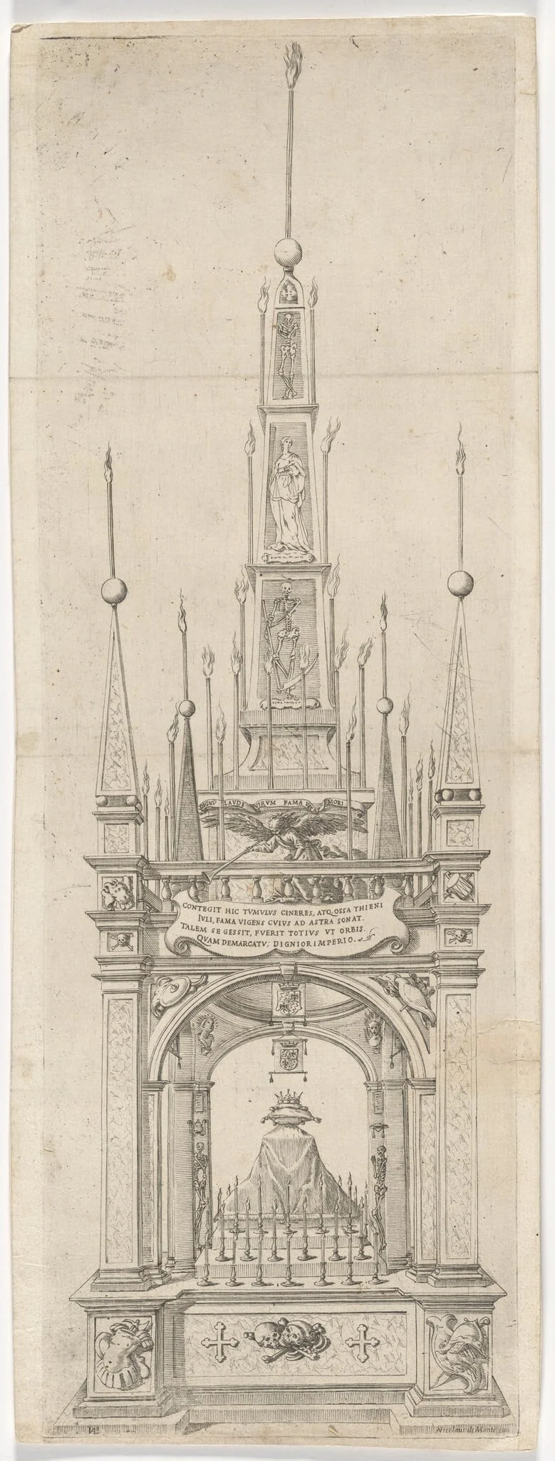 Catafalque for the Funeral of Giulio Thieni, Marquis of Scandiano