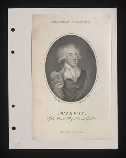 Mr. Lewis of the Theatre Royal Covent Garden