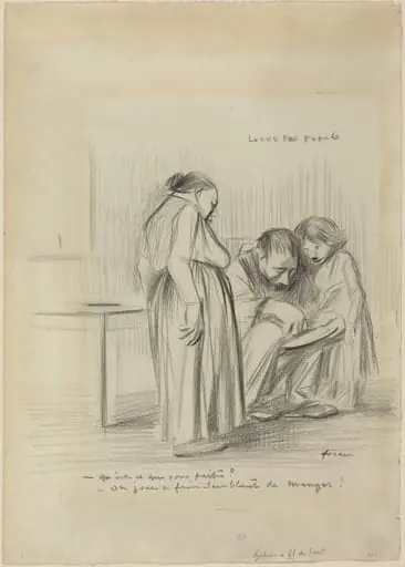 a) Ludus pro Populo (recto); b) Head of a Man (verso)