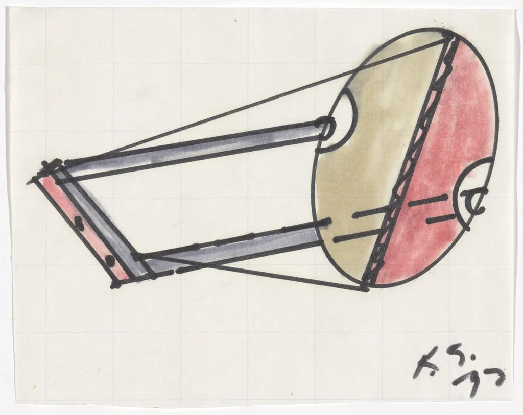 Untitled, by Keith Sonnier, ink, 1992