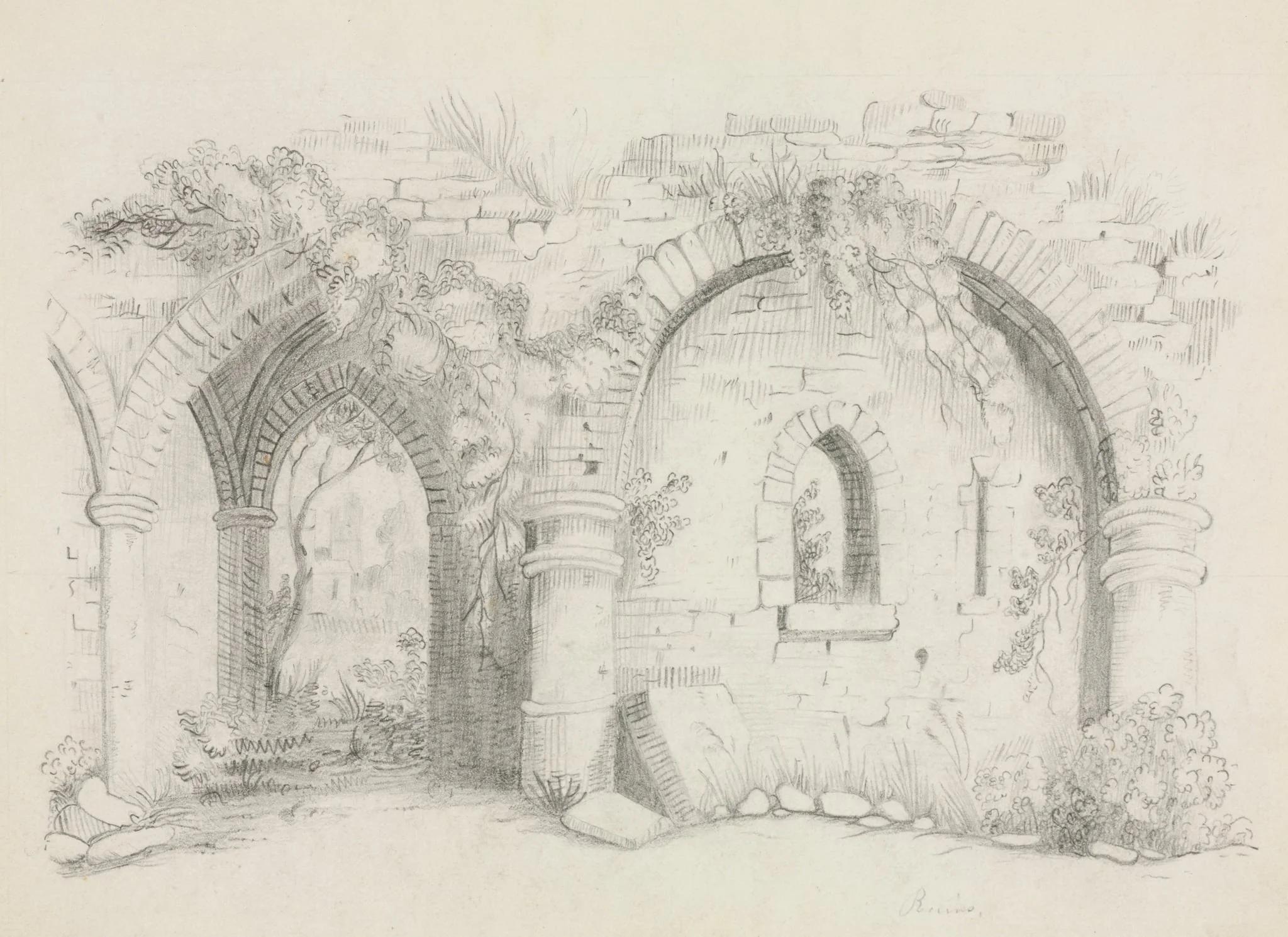Ruins, by Mary Altha Nims, 1840