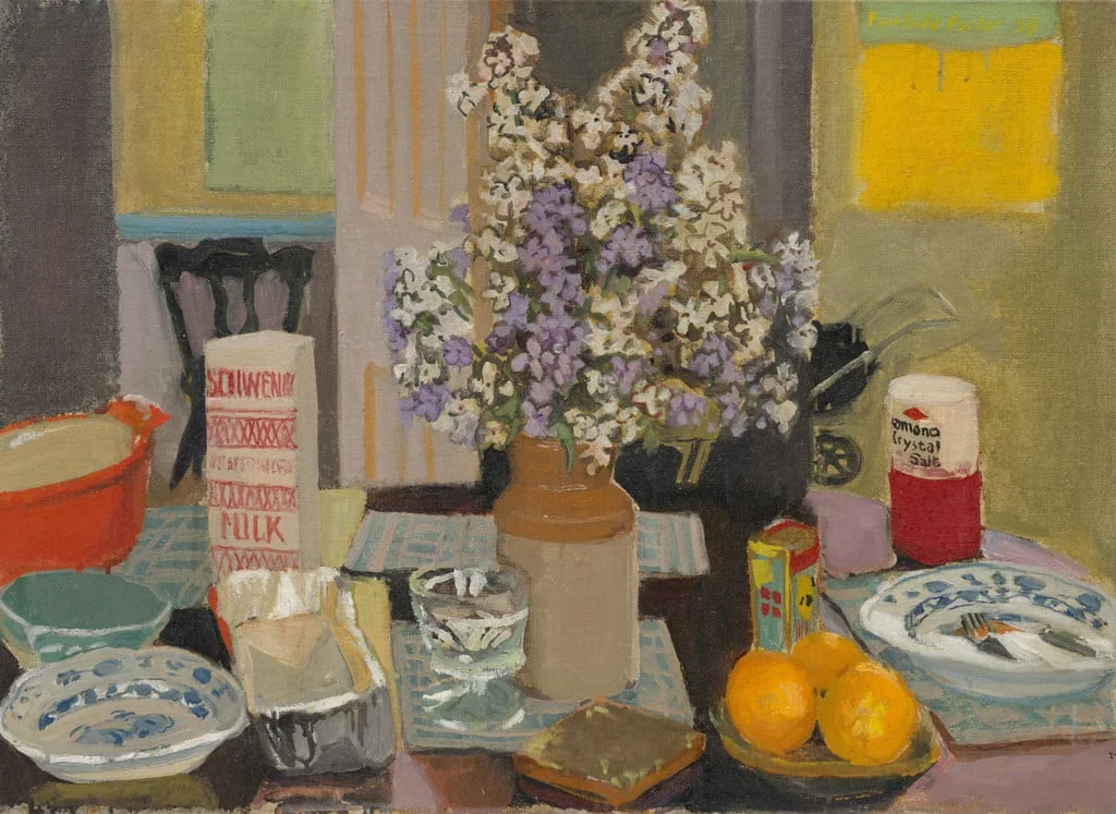 Untitled, by Fairfield Porter, oil, 1959