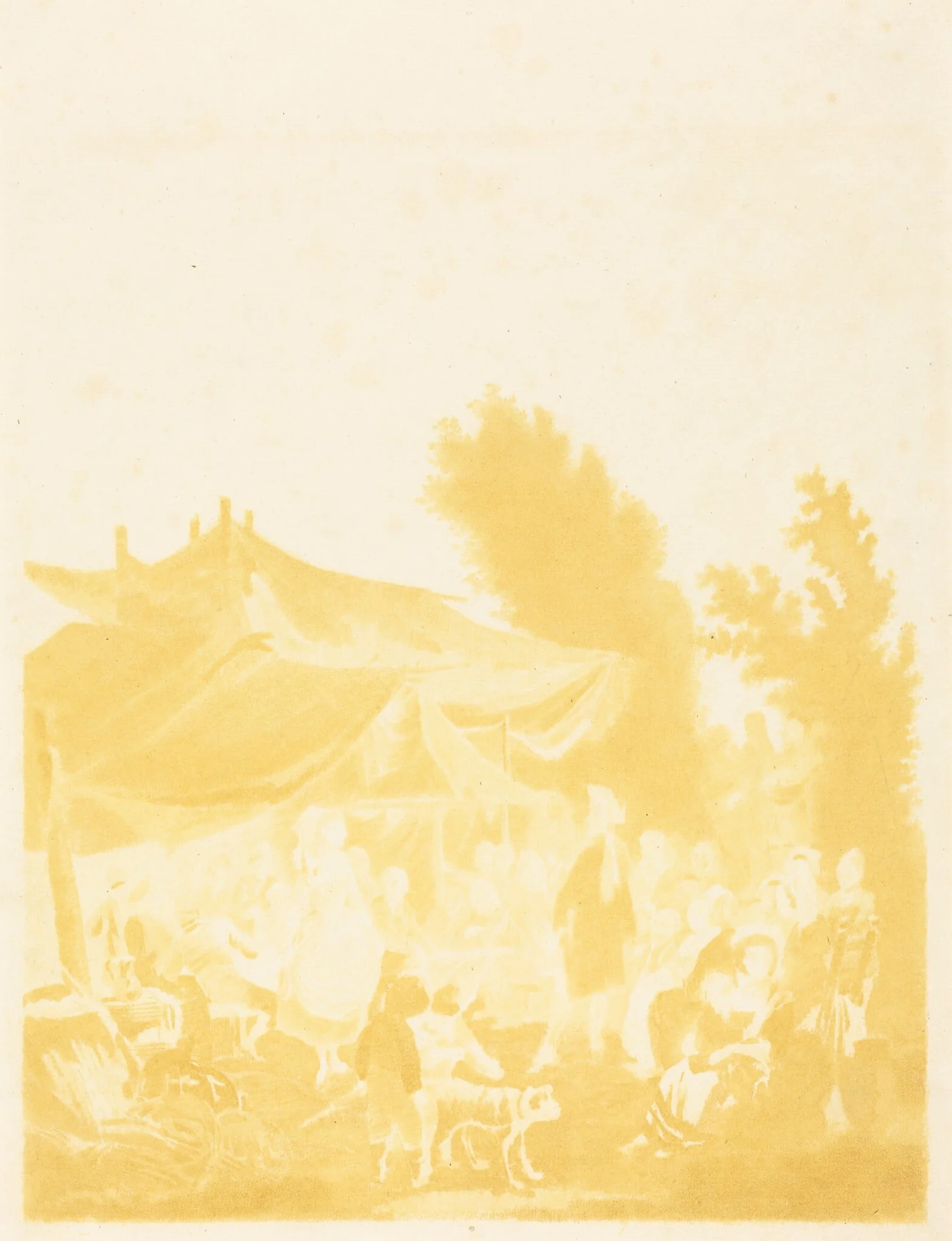 Noce de Village (Village Wedding), by Charles-Melchior Descourtis, ink, 1785