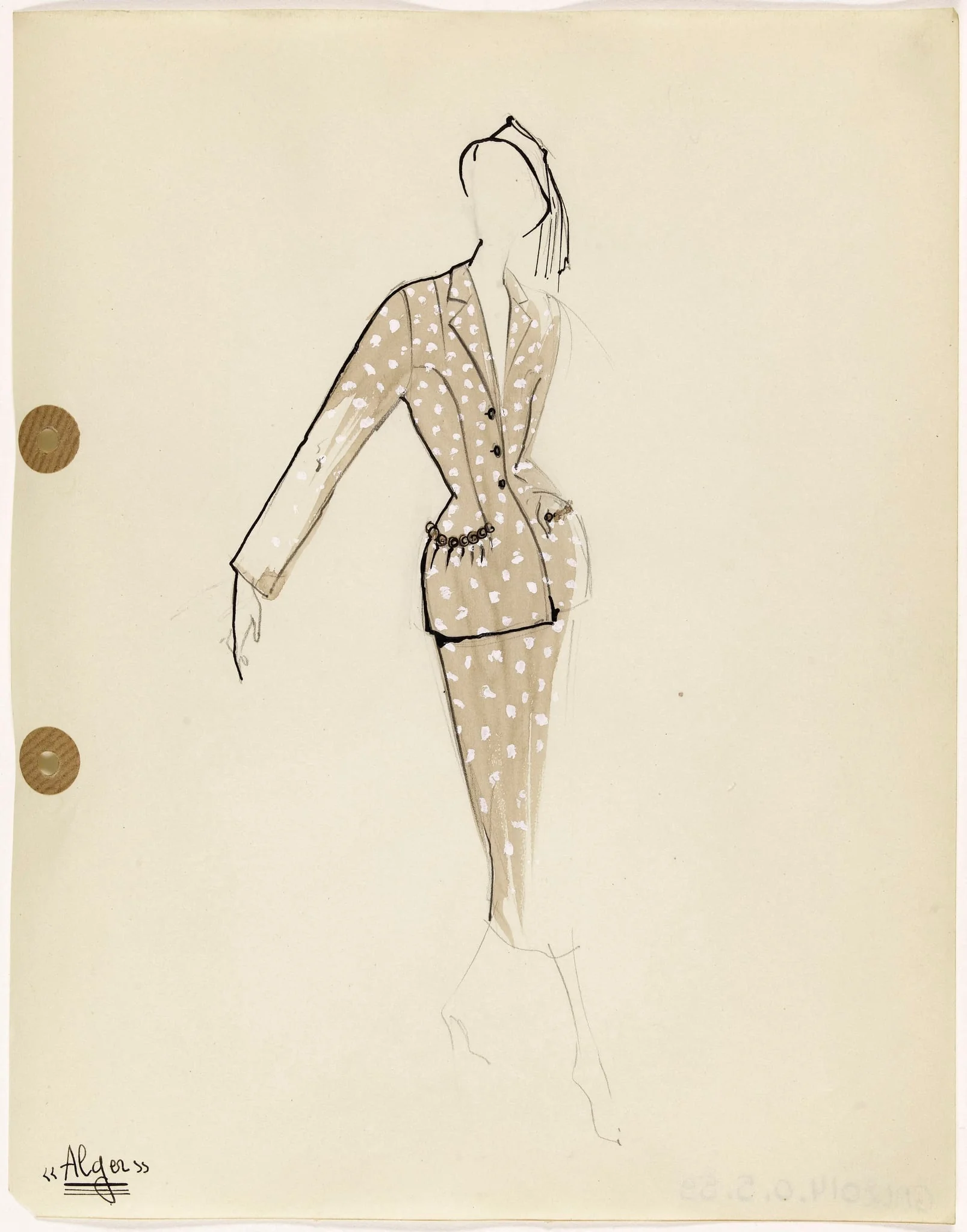'Alger', by Carven, 1949