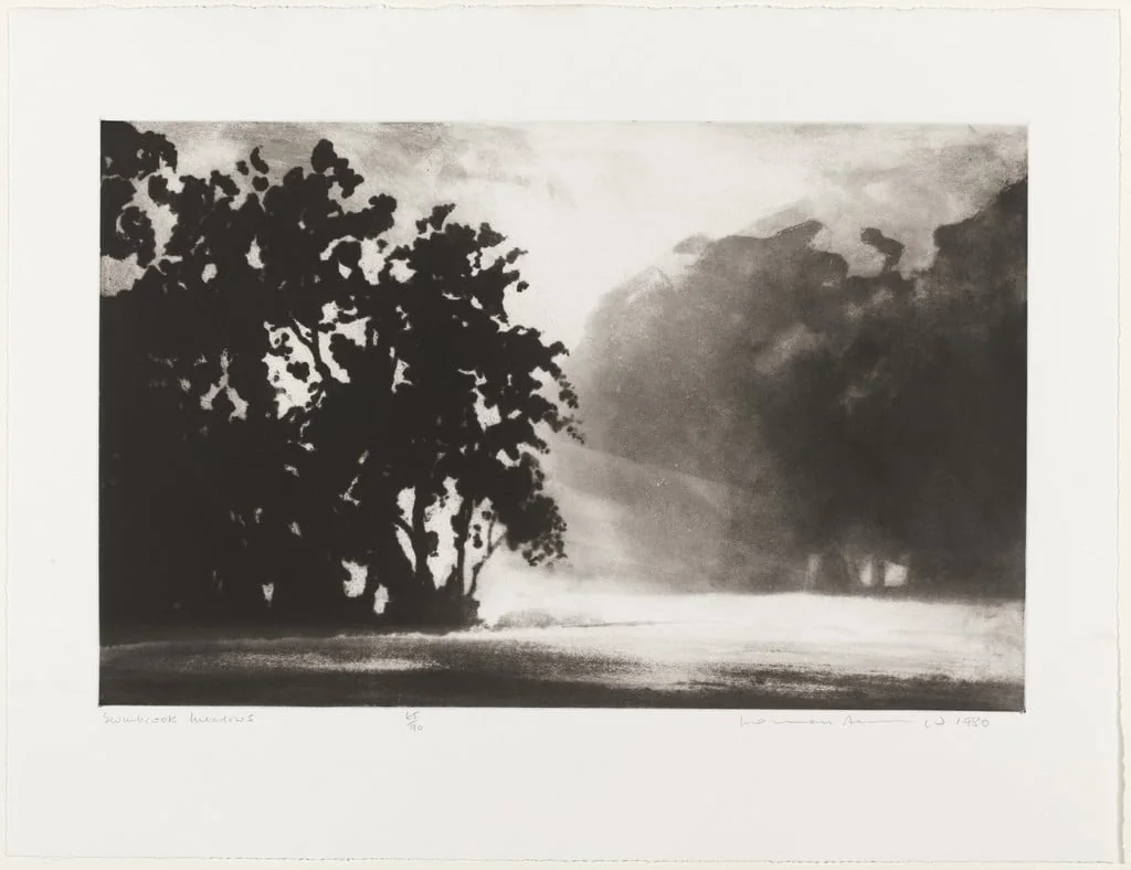 Untitled, by Norman Ackroyd, ink, 1980