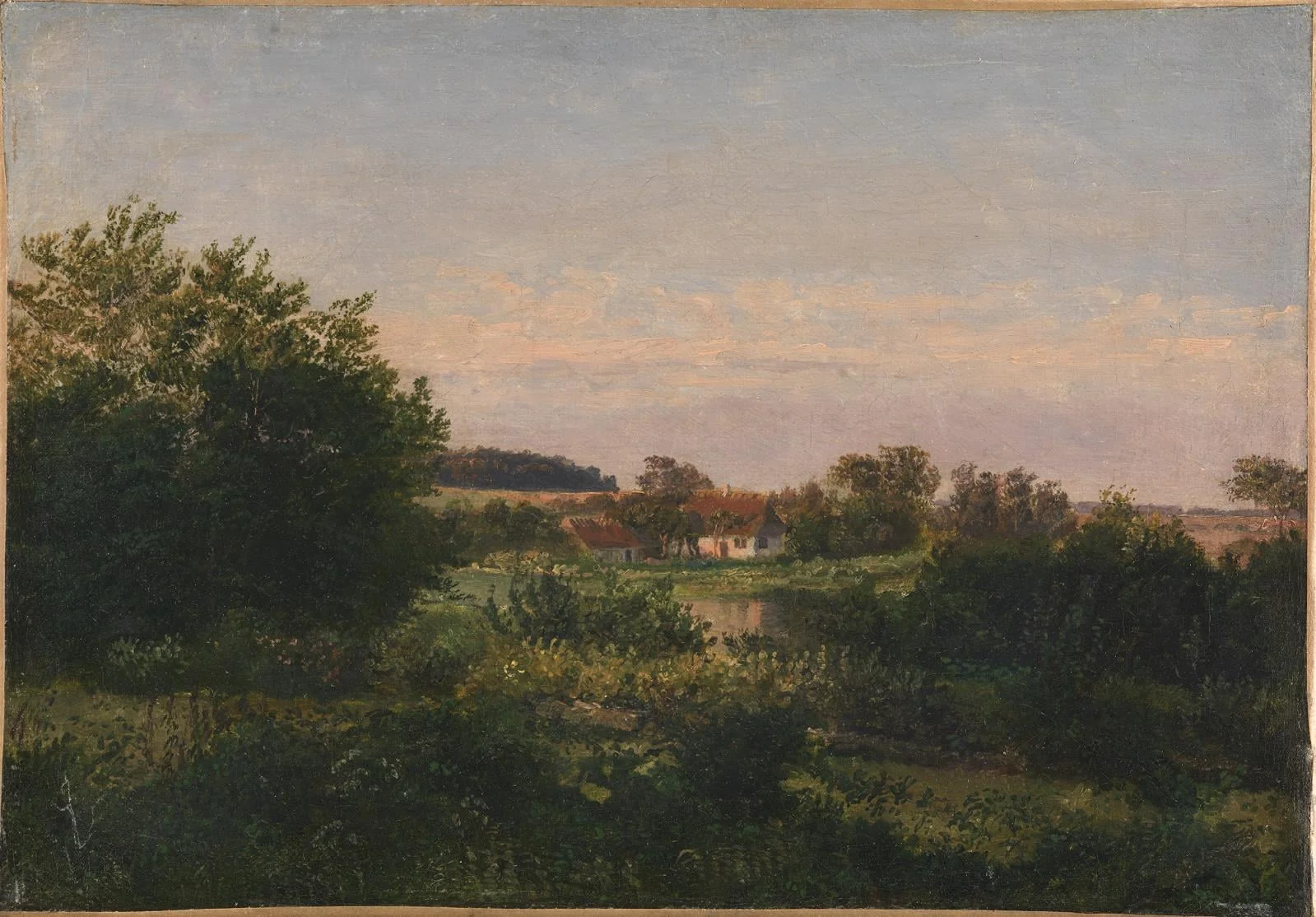 Landscape with a Cottage beside a Pond, by Unknown, unspecified, 1841