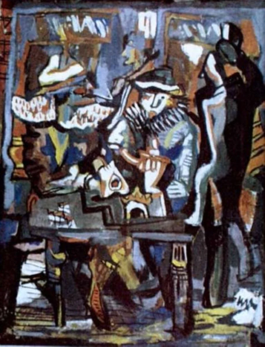 Café - Concert, by Marcel Janco, unspecified, 1926