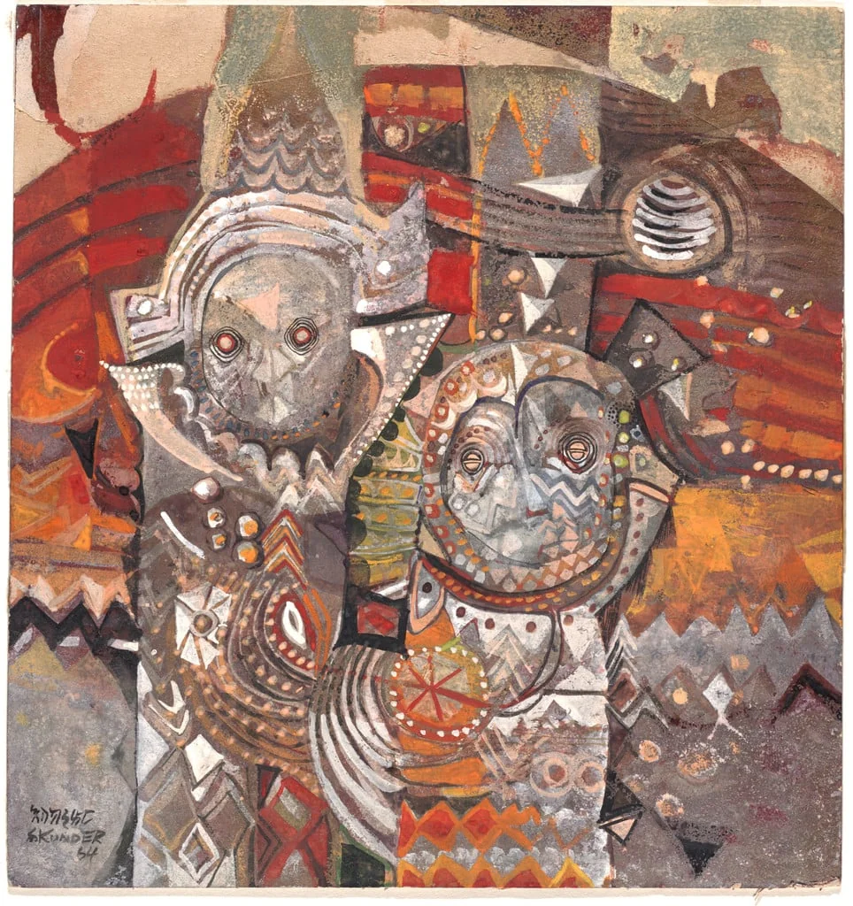 Untitled, by Alexander "Skunder" Boghossian, tempera, 1964