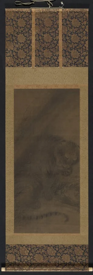 Tiger, by Fachang Muqi, unspecified, 1264