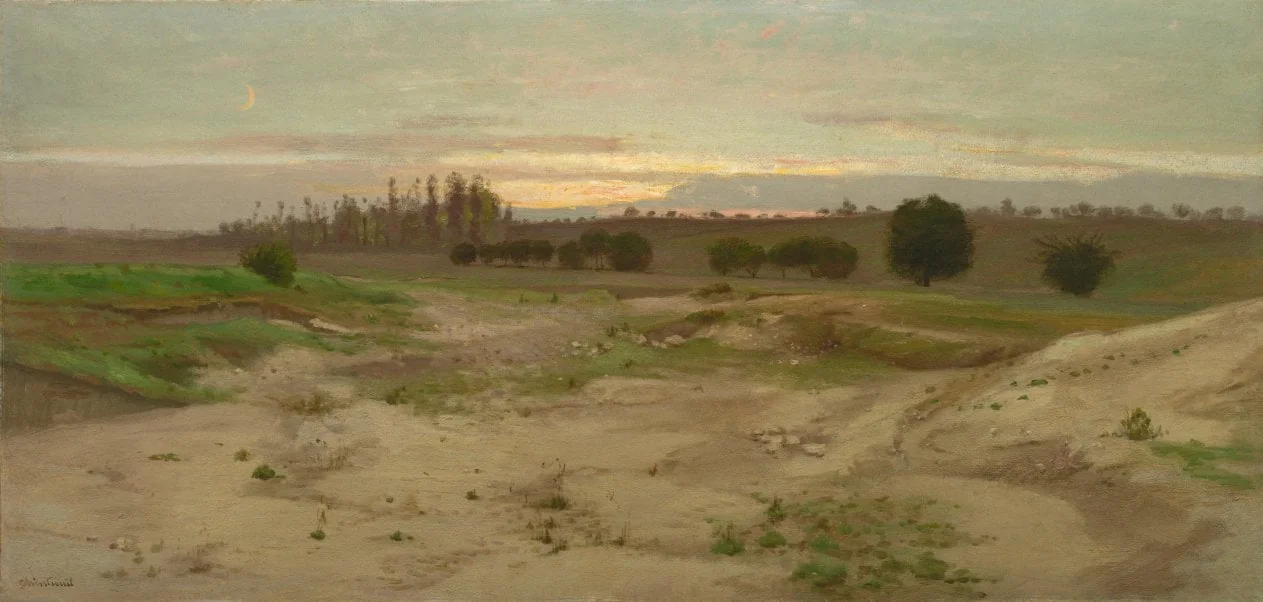 The Marl Pit at Mulcent:  Evening, by Antoine Chintreuil, unspecified, 1857