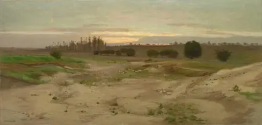 The Marl Pit at Mulcent:  Evening