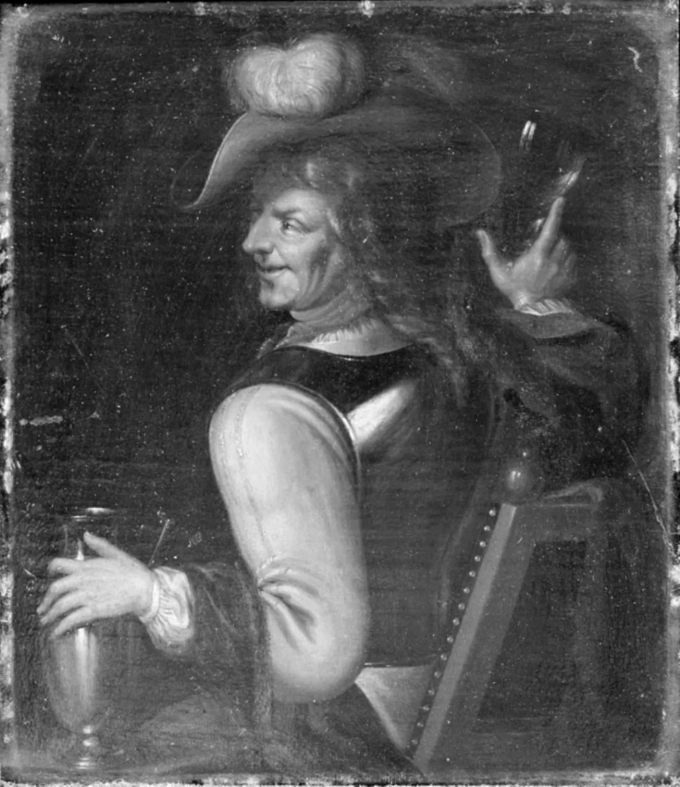 En kriger, by Unknown, 1695