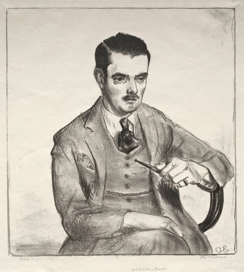 Portrait, Louis Bouché, by George Bellows, 1921