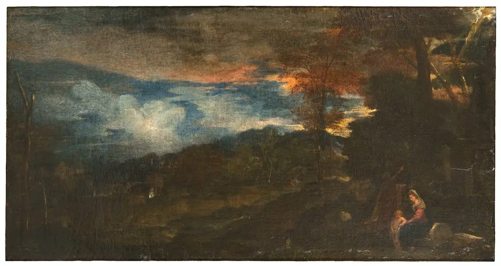 Landscape with the Holy Family