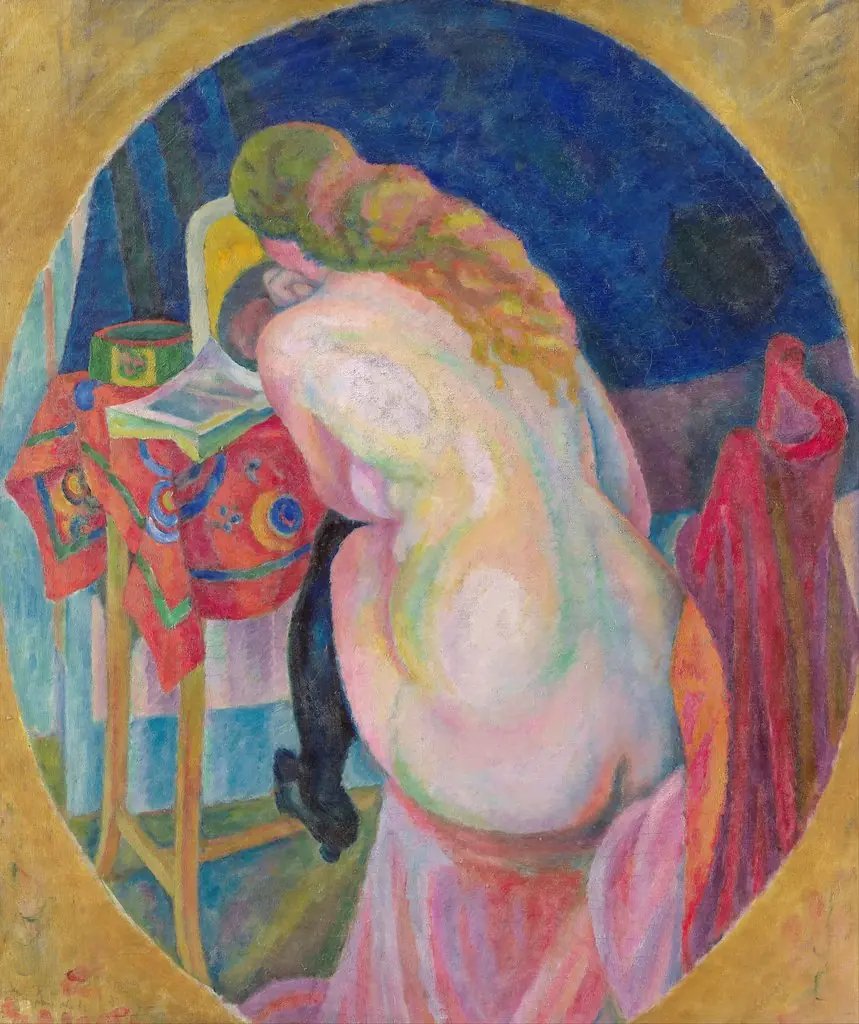 Female Nude Reading