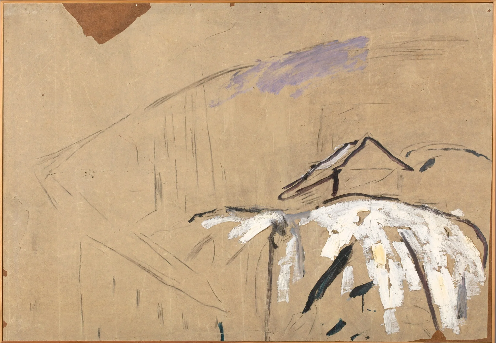 Top Section of Decoration for Oslo City Hall, by Edvard Munch, oil, 1930