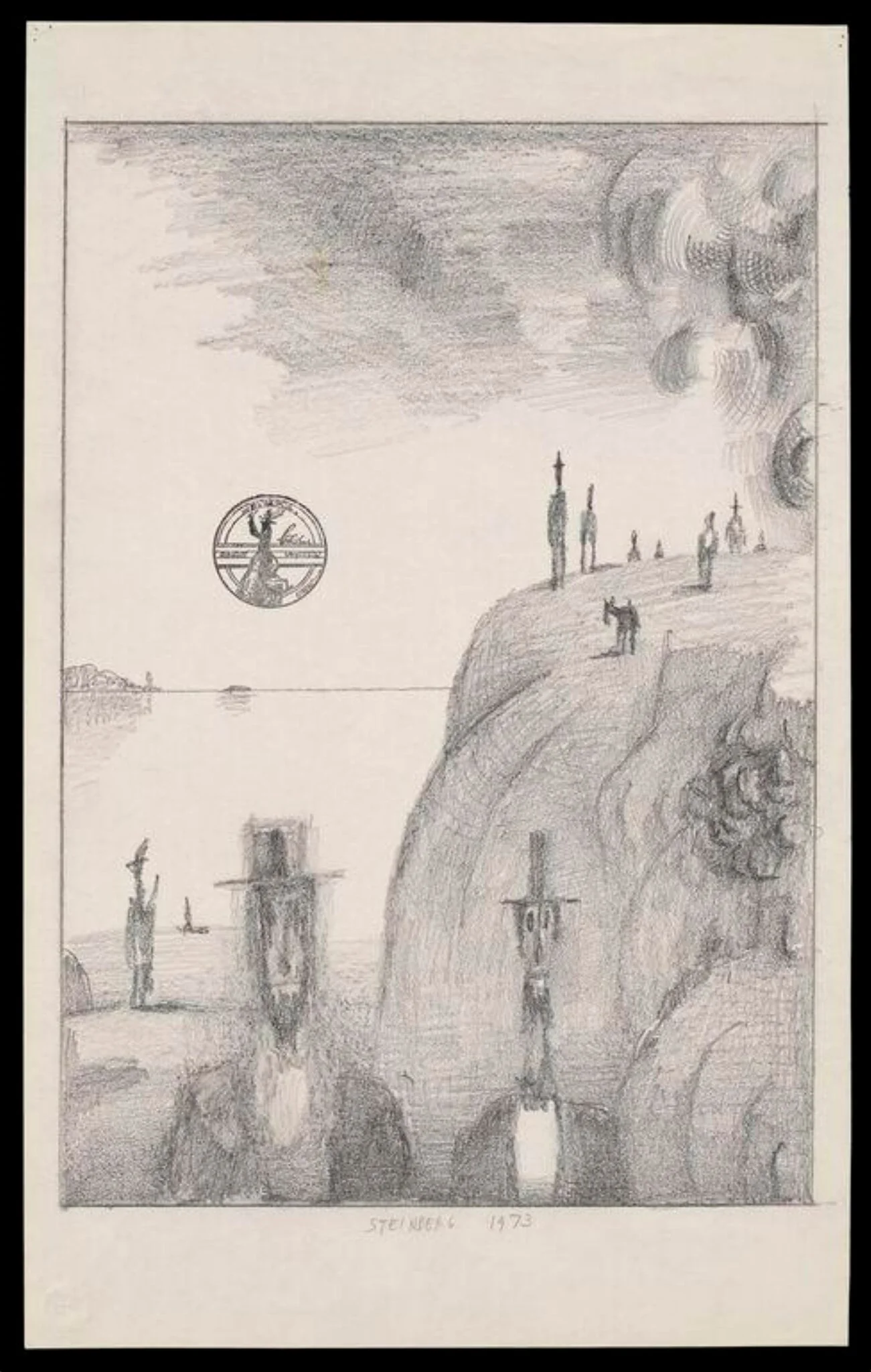 Figures at Seaside