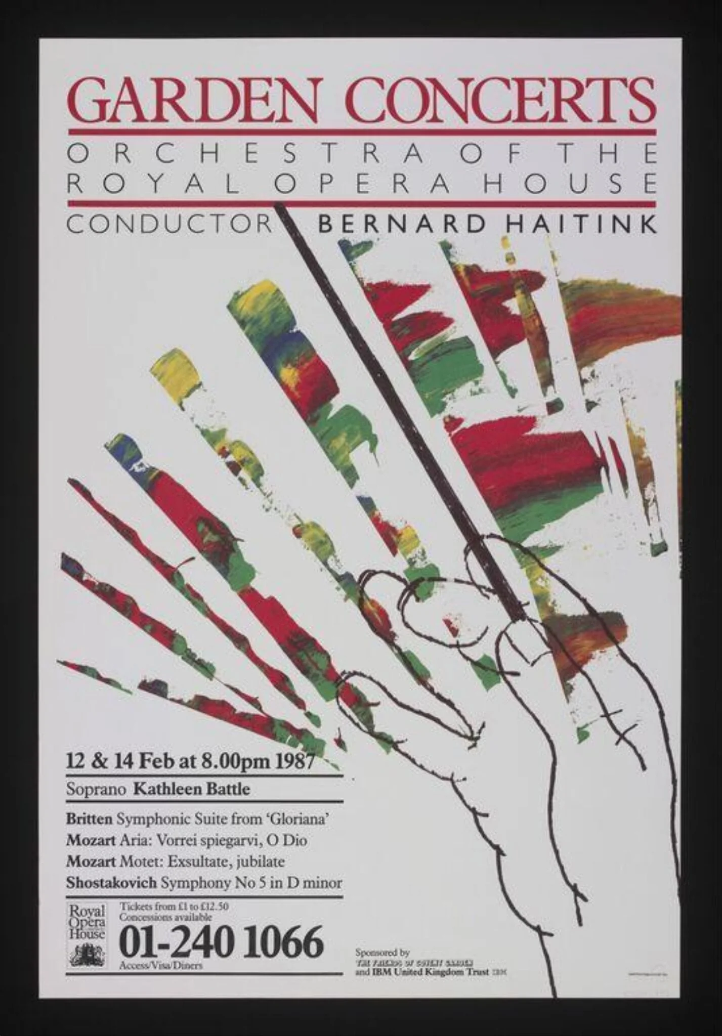 Covent garden poster, by Capital Print and Display Ltd., 1987
