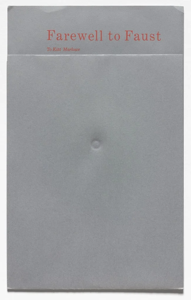 Untitled, by George Reavey, ink, 1968