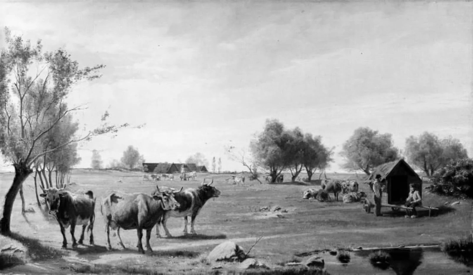Cows in a Field, by Unknown, 1872