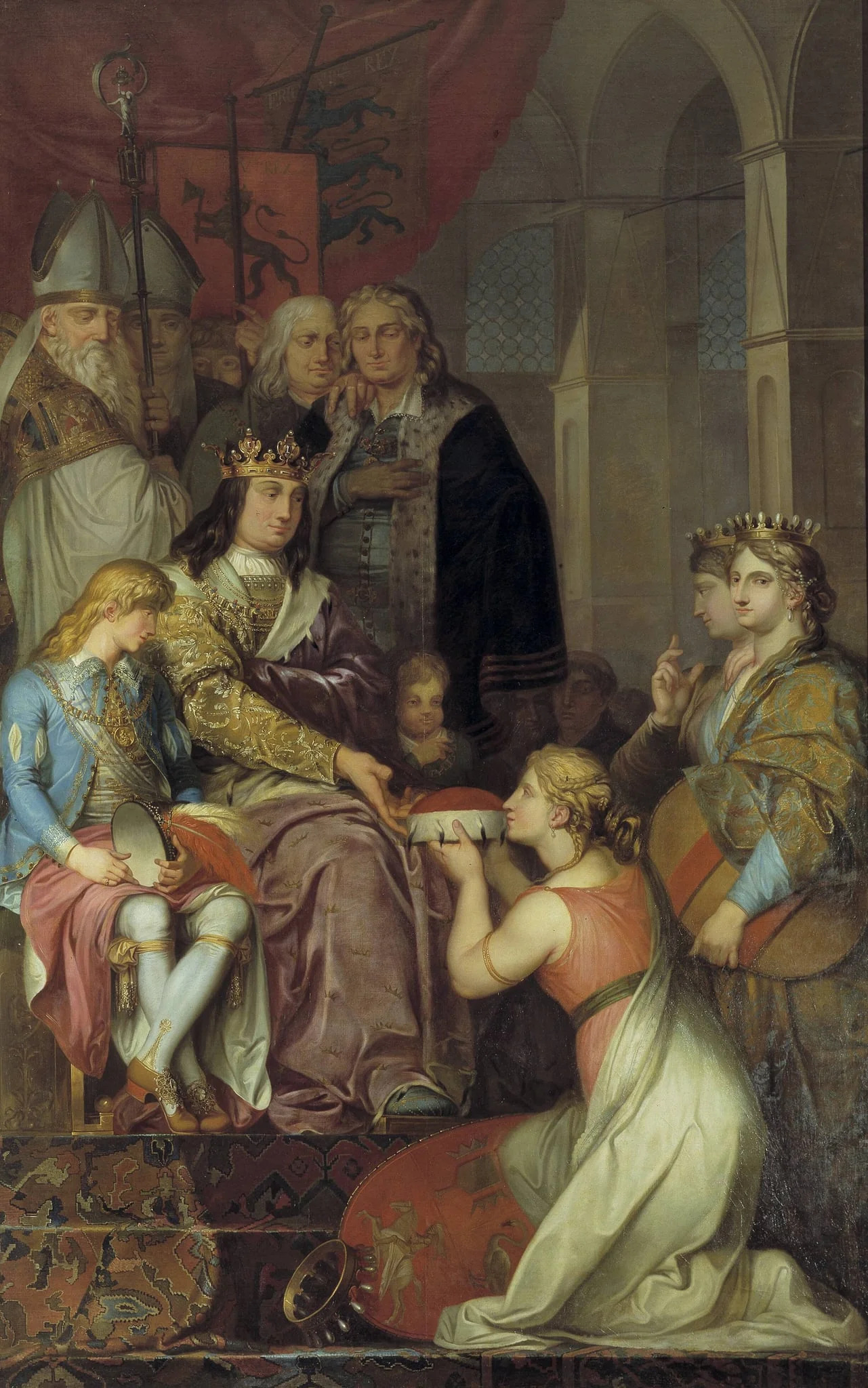 Christian I Proclaiming Holstein a Duchy in 1474. Painted for Christiansborg Castle