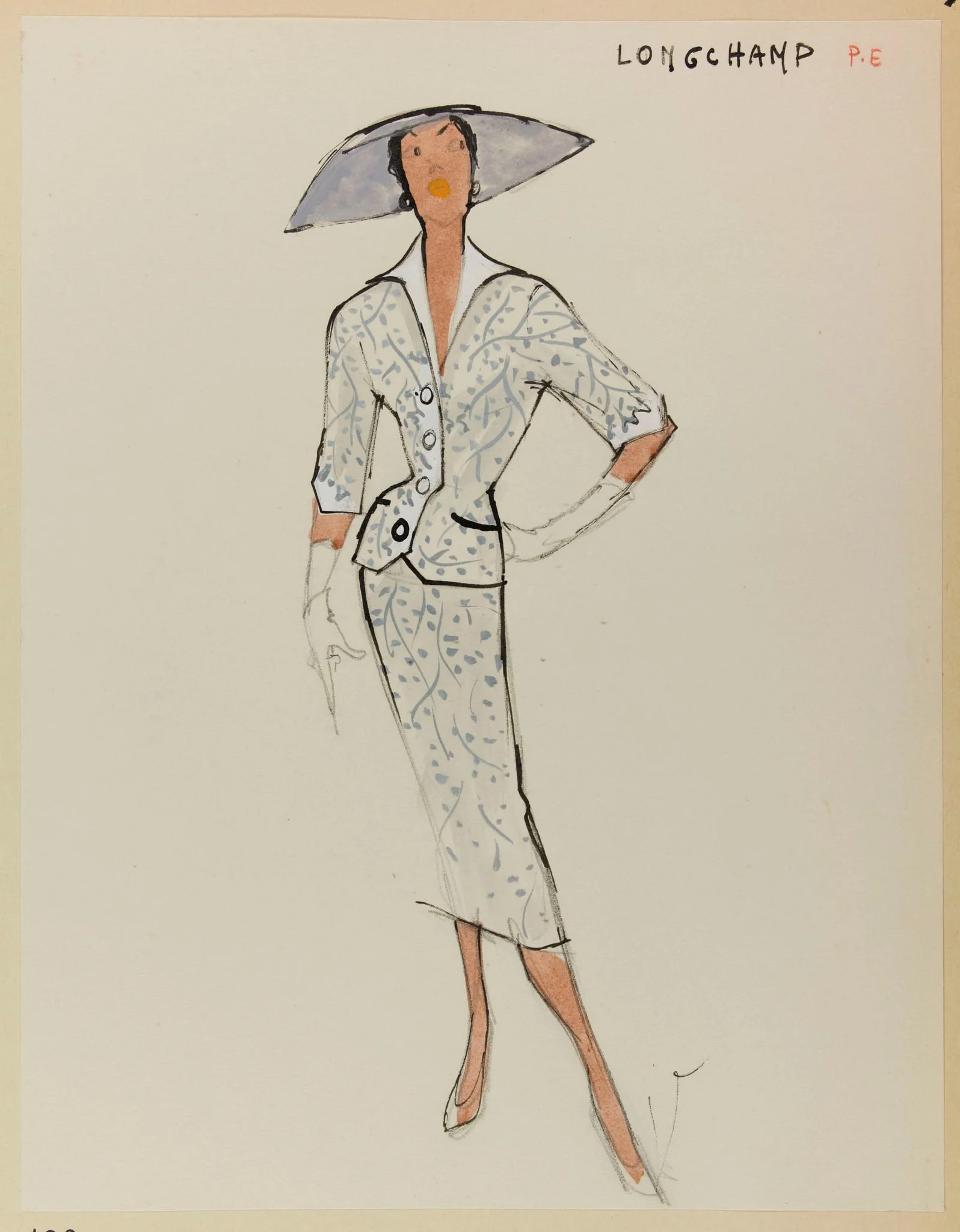 Longchamp, by Marie-Louise Carven, 1953