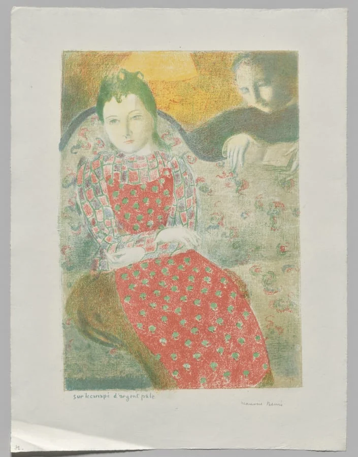 On the Pale Silver Sofa, by Maurice Denis, 1899