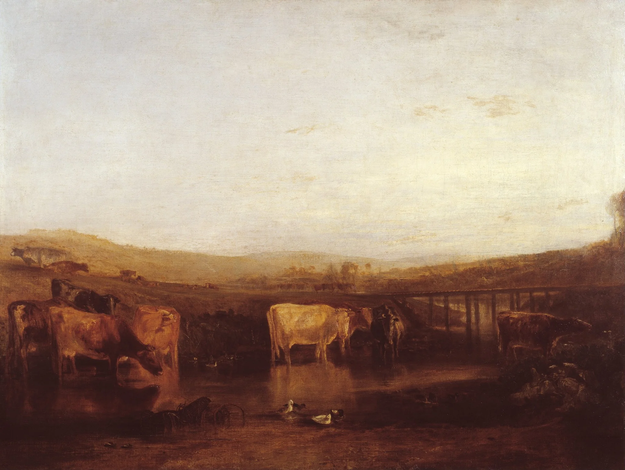 Union of the Thames and Isis, by Joseph Mallord William Turner, oil, 1808