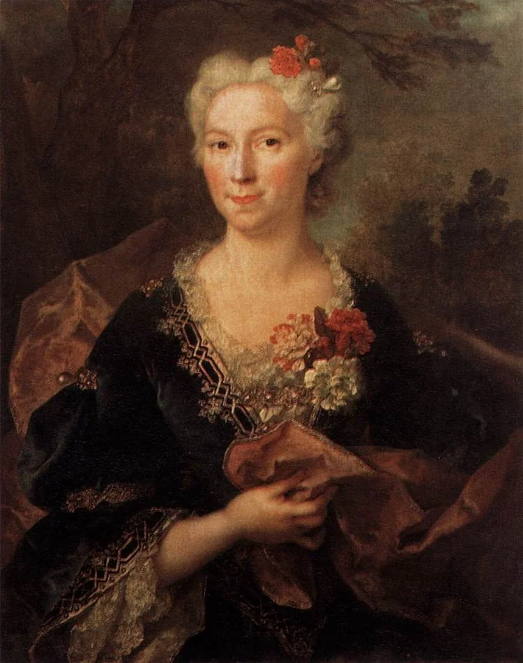 Portrait  of a Lady, by Nicolas de Largillière, oil, 1750