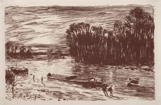 Bords du Loing, près Saint-Mammès