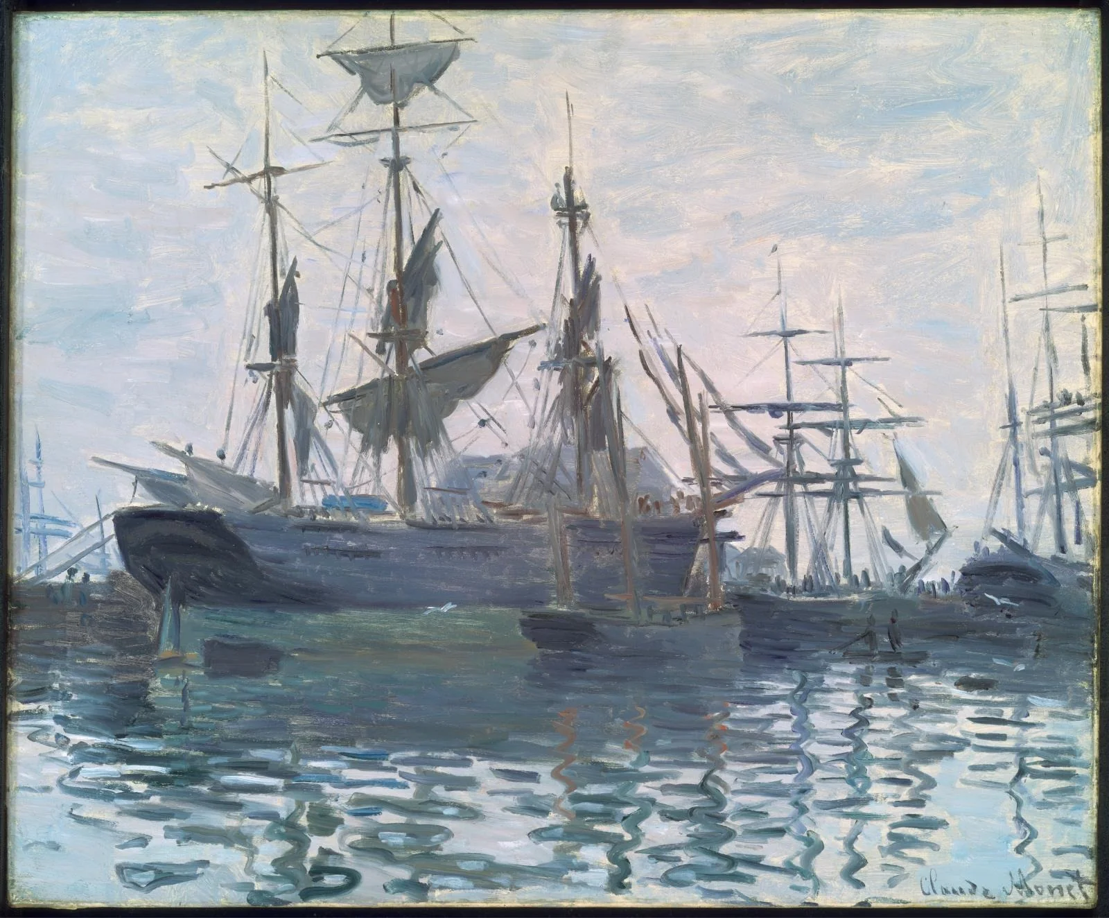 Ships in a Harbor
