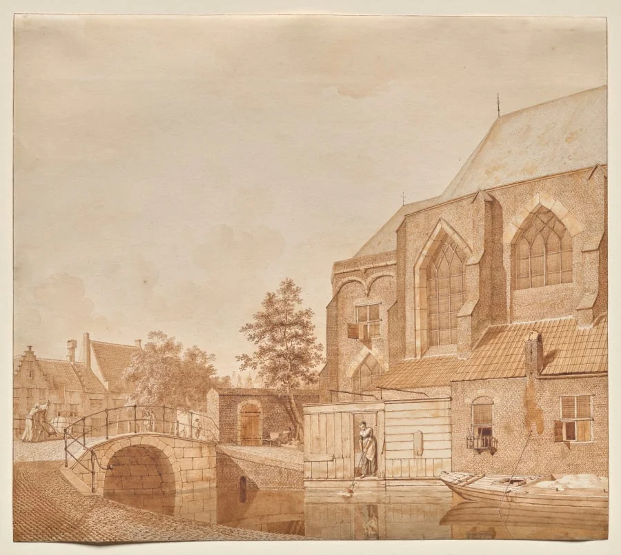 A View of the Nieuwe Kerk, Delft