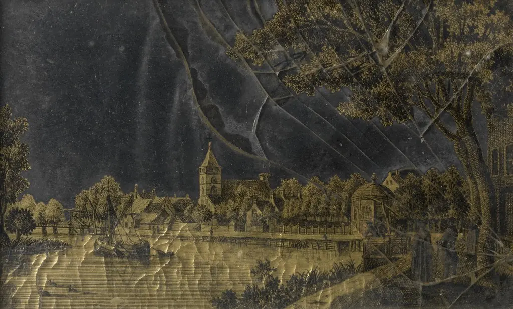View of the Town of Vreeland on the Vecht River