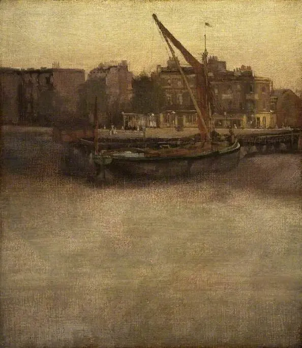 Symphony in grey and brown: Lindsey Row, Chelsea