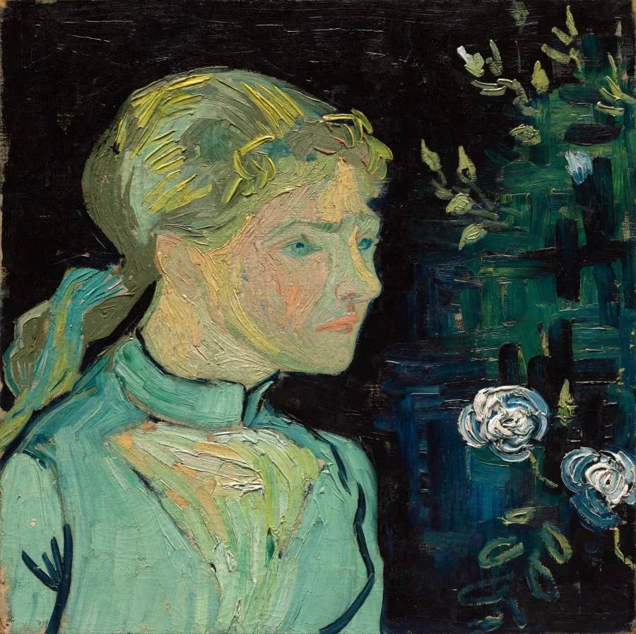 Adeline Ravoux, by Vincent van Gogh, unspecified, 1890
