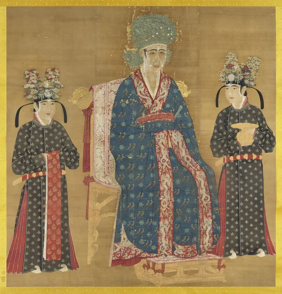 Seated Portrait of Song Renzong's Empress