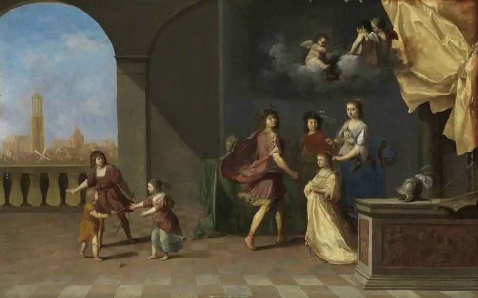 Portrait of the children of Frederik V of the Palatine and Elizabeth Stuart (?)