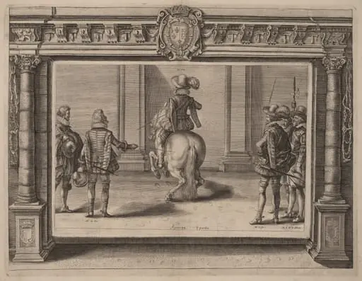 Louis XIII on Horseback, Receiving Instruction