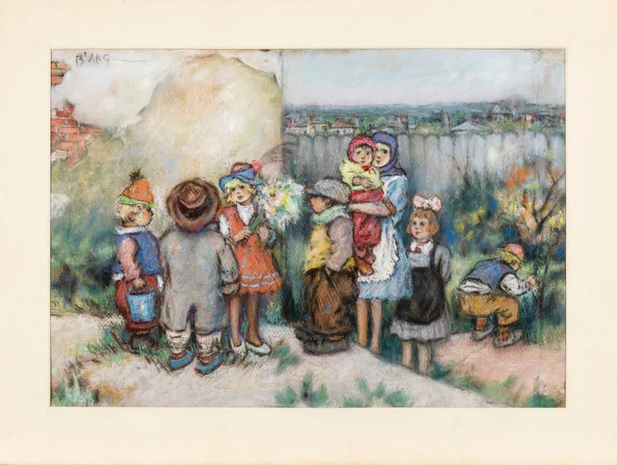 Copii, by Ion Bărbulescu, 1957