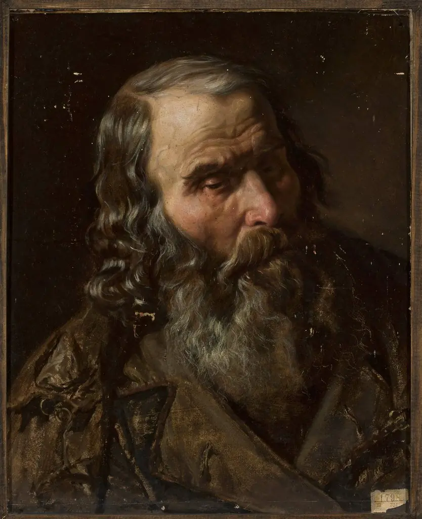 Head of an old man