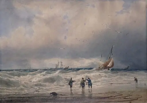 Sea view, with shipping
