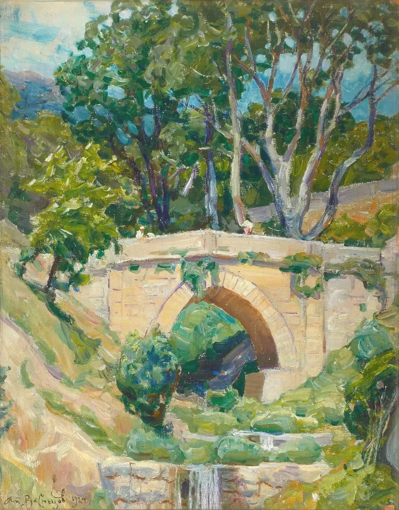 Crimea. Bridge in Koreiz