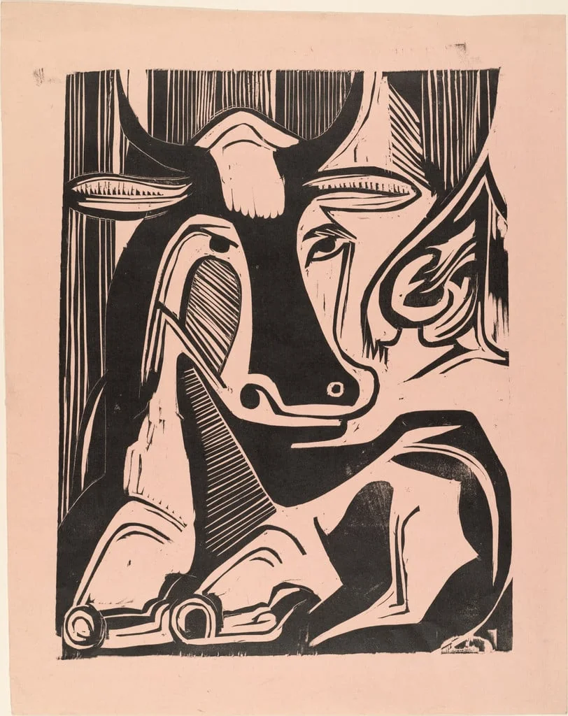 Untitled, by Ernst Ludwig Kirchner, ink, 1929