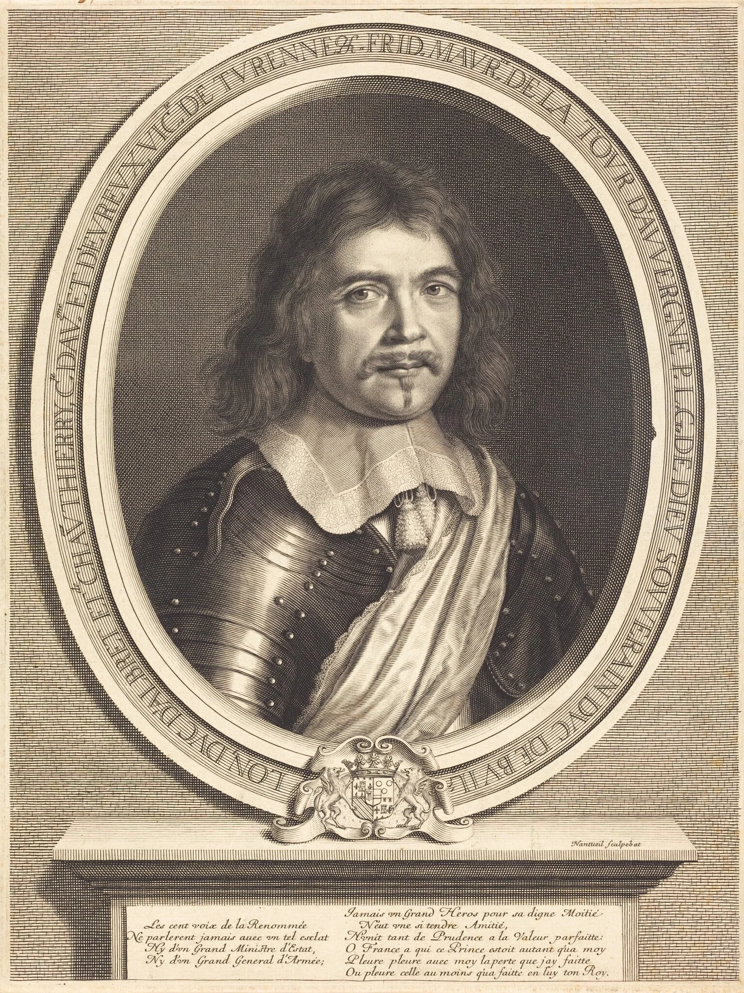 Frederic-Maurice, Duc de Bouillon, by Robert Nanteuil, ink, 1655