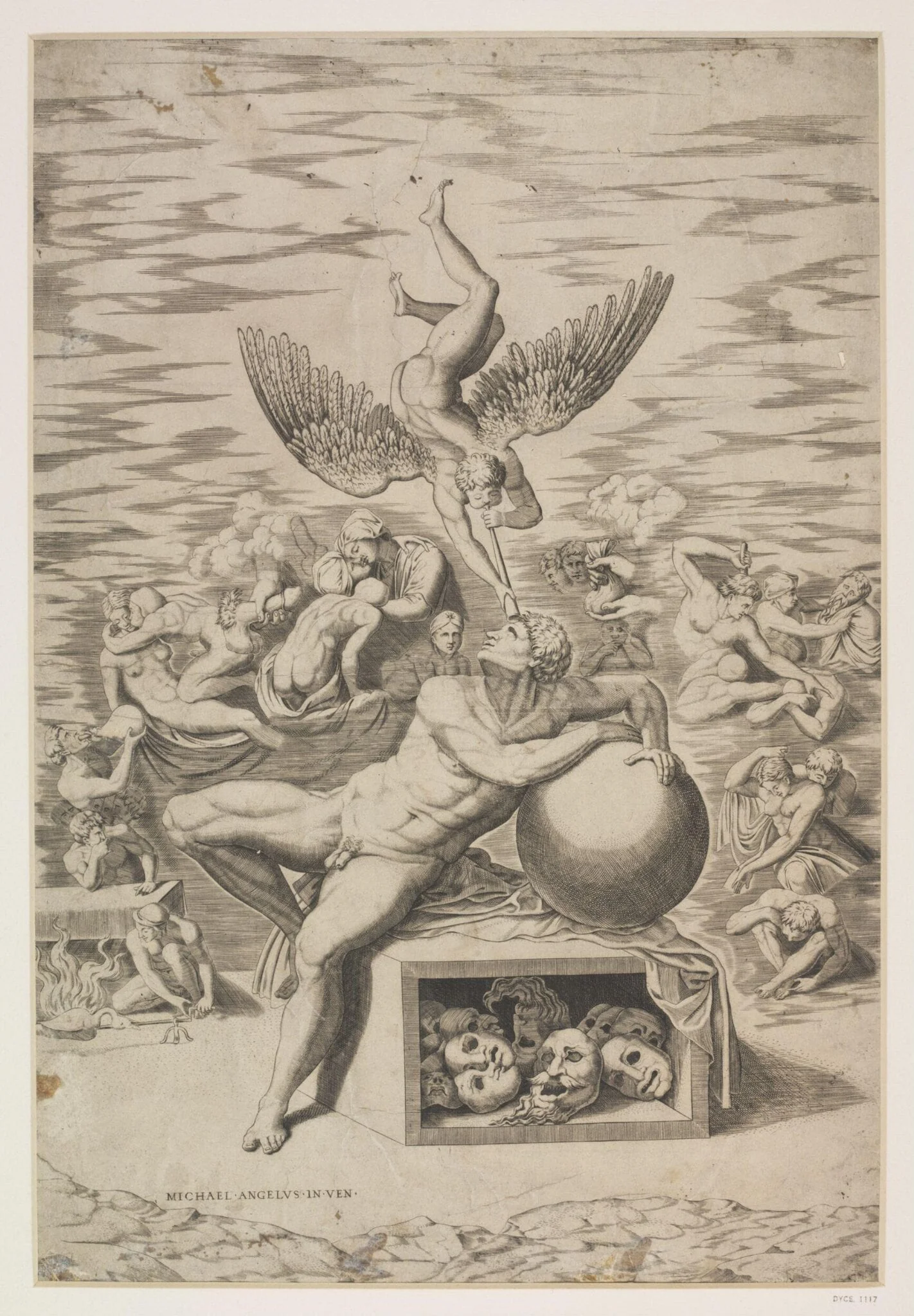 Dream of Human Life, by Michelangelo, 1550